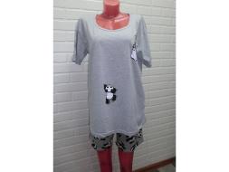 Домашний костюм  футболка +шорты Панда