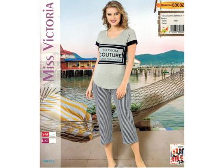 Домашний костюм футболка + бриджи 63032