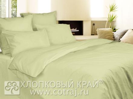 КПБ (Евростандарт; сатин ПРЕМИУМ; 4 нав.; 1) 1009 Фисташковый