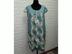 Халат трикотажный на молнии Наташа 701