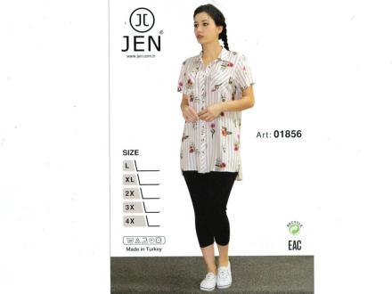 Домашний костюм рубашка + лосины 1856