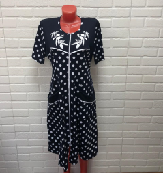 Халат трикотажный на молнии 124