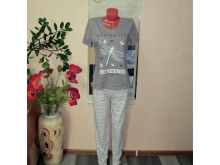 Домашний костюм футболка + брюки 393
