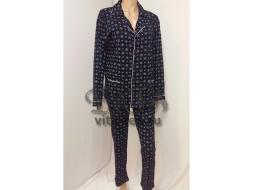 Домашний костюм мужской футболка длинный рукав+брюки  001