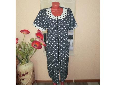 Халат трикотажный на молнии Грейс