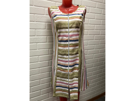 Халат трикотажный на молнии 4029