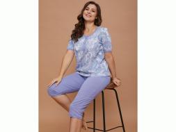 Домашний костюм  футболка +бриджи КД-63