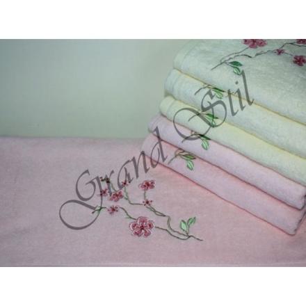 Сакура 45*90 (12 шт) Полотенце GS055