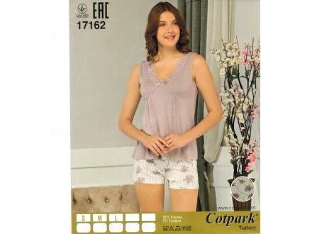 Домашний костюм майка на лямках+шорты17162