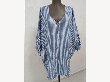 Пиджак Полоска лен