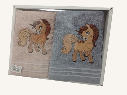 Набор символ года  в коробке Лошадка 35*75 (2шт) арт.XH721