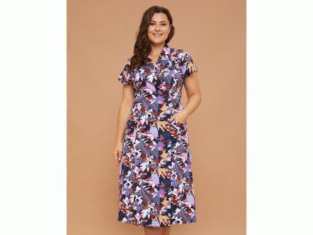 Халат трикотажный на запах  Х-044