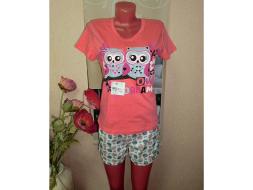 Домашний костюм футболка + шорты 384ш