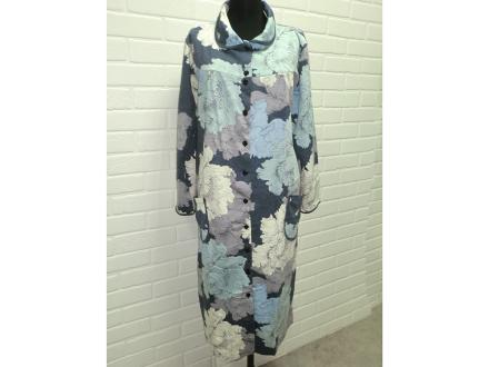 Халат трикотажный на пуговицах (байка) арт. Х-138