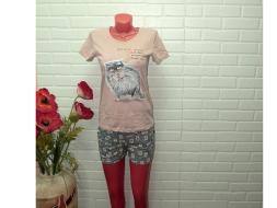 Домашний костюм  футболка +шорты 644ш