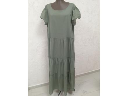 Платье Волан длинное