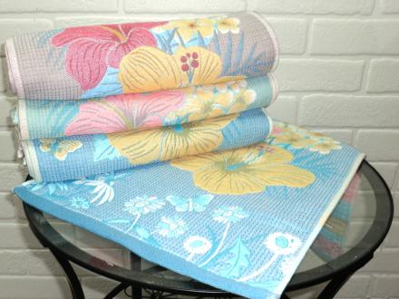 Полотенце лен Лилия 35х75 (12шт)