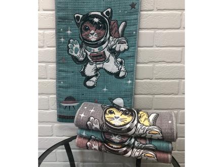 Полотенце лен Космос 35х75 арт.М-146