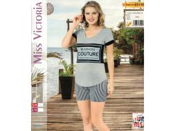 Домашний костюм футболка + шорты 65135