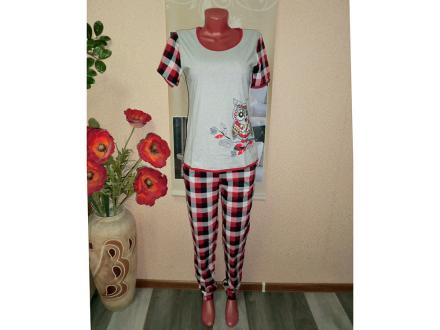 Домашний костюм футболка + брюки ДК - 52