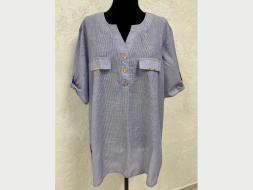 Рубашка Полоса короткий рукав