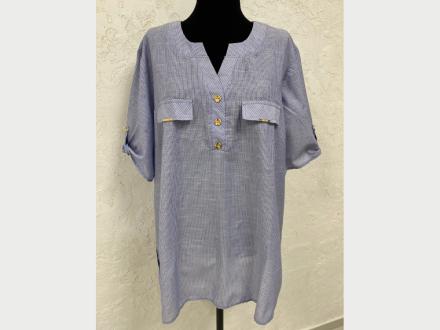 Рубашка Полоса короткий рукав