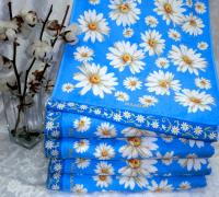 Полотенце BOLANGDE Япония баня РОМАШКИ СИНИЕ 70*140 C 2026