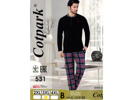 Домашний костюм мужской с длинным рукавом 531