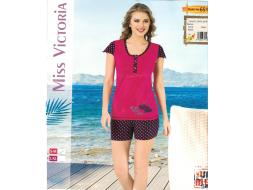 Домашний костюм футболка + шорты 65143