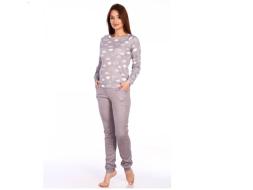 Домашний костюм футболка с длинным рукавом + брюки 1424