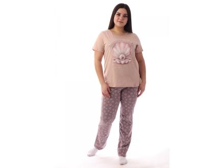 Домашний костюм футболка +брюки 1746 КФ