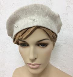 Берет женский со стразами