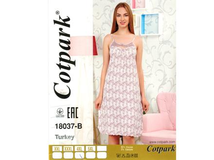 Ночная сорочка на брительках 18037В