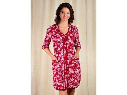 Халат махровый на пуговицах Сударыня