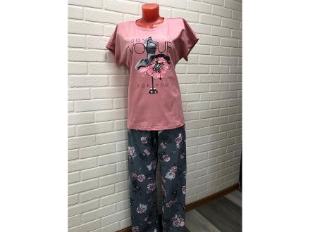 Домашний костюм  футболка +брюки 061