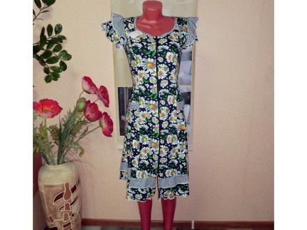 Халат трикотажный на молнии 18