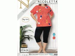 Домашний костюм футболка+бриджи 26020