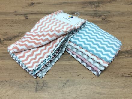 Салфетки микрофибра из 5-и 30*30 арт.18615649/18615652