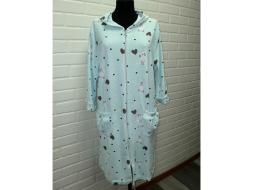 Халат махра на молнии с капюшоном арт.887