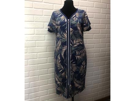 Халат трикотажный на молнии Мегги