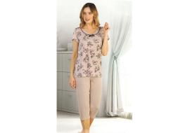 Домашний костюм футболка + бриджи 96365