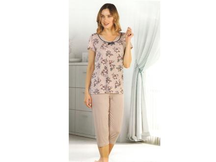 Домашний костюм футболка + бриджи 96365