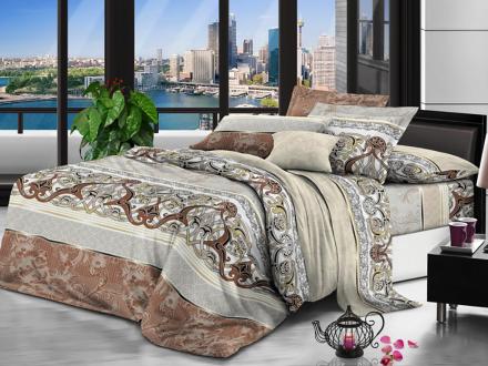 ПР-330 КПБ Райтекс Поплин 2,0 спальный (100%хлопок) 175*215 НА МОЛНИИ