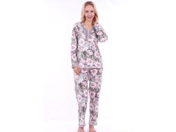 Домашний костюм футболка с длинным рукавом + брюки 54013 ВВ