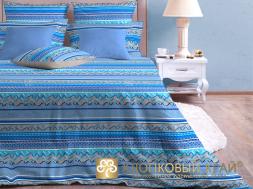 КПБ (2-х сп.; 2 нав. 70*70; поплин) 9079/1 Серпантин