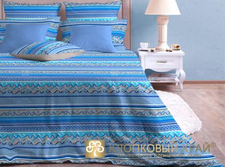 КПБ (2-х сп.; 2 нав. 70*70; поплин) 9079/1 Серпантин