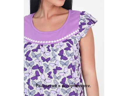 Ночная сорочка с рукавом крылышко арт.20-09