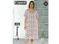 Ночная сорочка с рукавом 12109