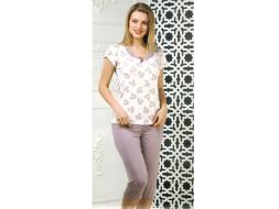 Домашний костюм футболка + бриджи 98326