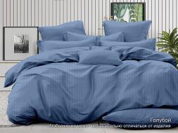 С-Страйп-007 КПБ Райтекс Сатин 2-спальный (100%хлопок) Сатин страйп голубой
